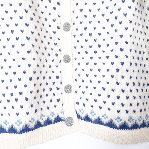 Husfliden Hand Knitted In Norway Button Down Cardigan - Picture 4 of 14